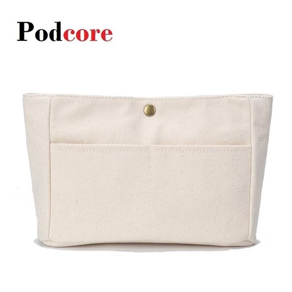 

canvas purse organizer bag small cosmetic sturdy insert in s 211025