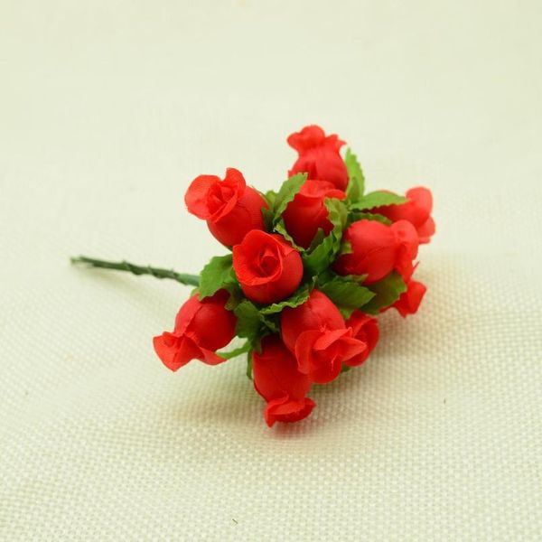 

144pcs/bag artificial flowers silk roses bouquet christmas decor for home wedding party car accessories diy wreath g jllrfa