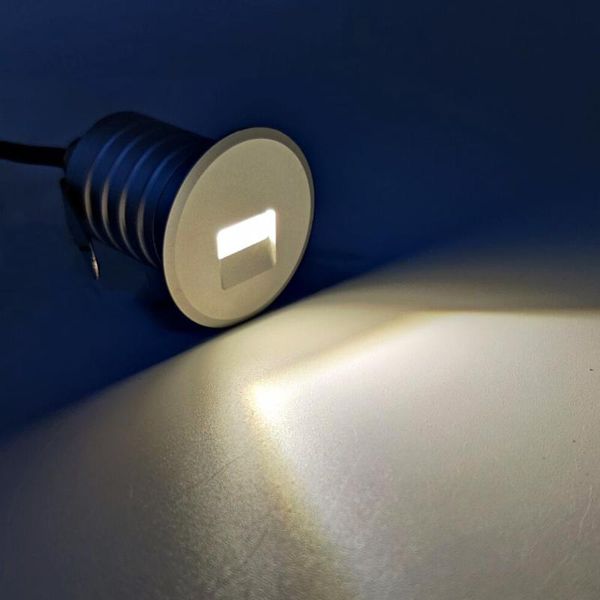 

led stair light step lights 1w dc12-24v aluminum indoor outdoor staircase corner wall lamp waterproof ip67 pathway wall light