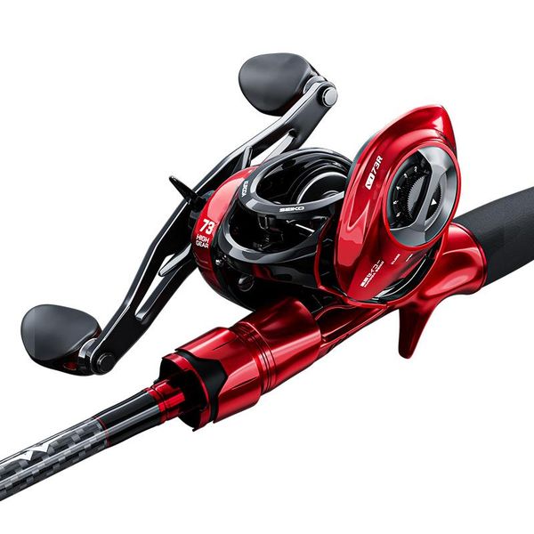 

boat fishing rods chuangwei rod feeder hard carbon fiber pole casting spinning lure low-profile reel set