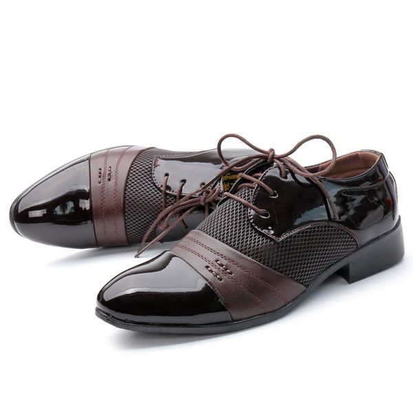 

dress shoes men leather spring casual social fashion brand #mpx8116162, Black