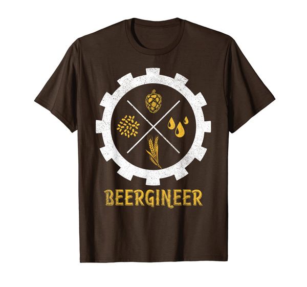 

beergineer beer brewer engineer craft beer homebrew ipa gift t-shirt, White;black