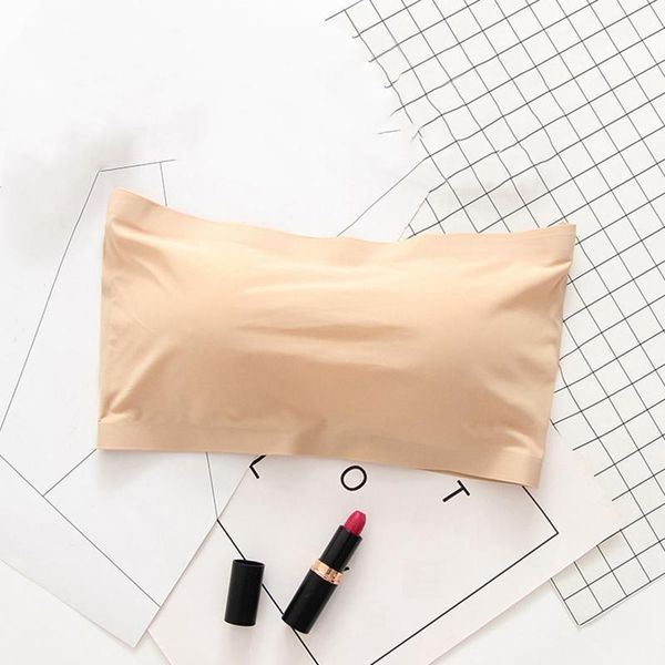 

women tube strapless push up crop seamless bra lingerie ns bustiers & corsets, Black;white