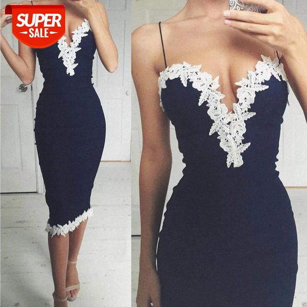 

women slim bandage bodycon floral side sling knee length high waist push hip party pencil dress #tm1z, Black;gray