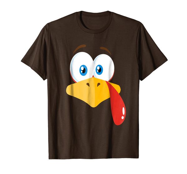 

Turkey Face Pilgrim T-Shirt Thanksgiving Costume Shirt, Mainly pictures