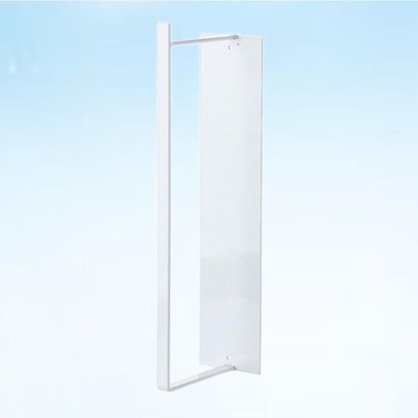 

hangers & racks iron art clothes hanger holder punch towel storage rack organizer shelf stand (white)