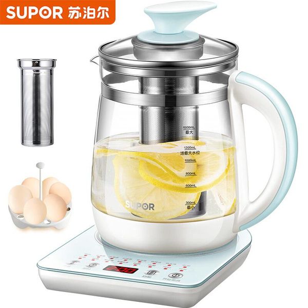 

electric kettles intelligent automatic health pot 1.5l heat preservation glass kettle water boiler tea maker kitchen appliances