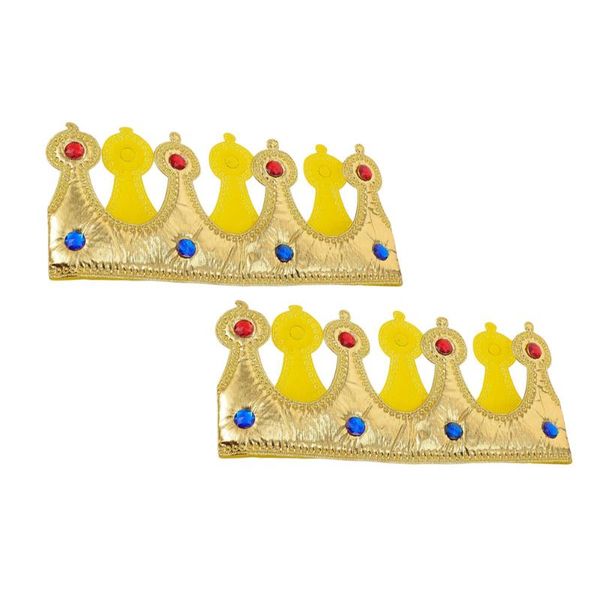 

party hats 2pcs kids king crowns crown caps children birthday headwear
