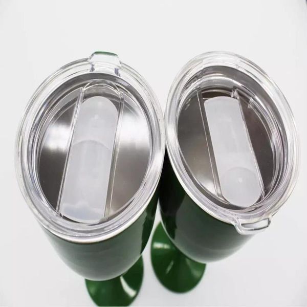 

10oz wine glass cola wall insulated wine goblet double steel bottle metal cup lid with vs red stainless shaped glasses puxlh, White;black
