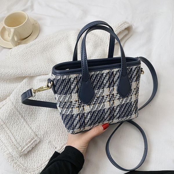 

evening bags houndstooth exquisite 2021 handbag mobile phone bag compact shoulder messenger vegetable basket