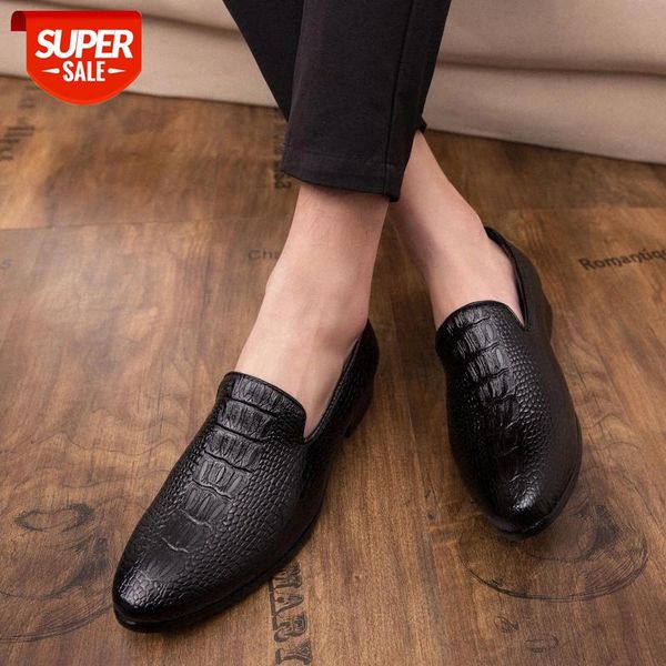 

men shoes leather shoes men loafers spring autumn moccasin footwear slip on flat driving boat size 46 #ti3i