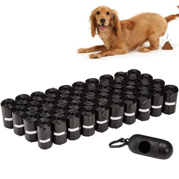 

dog car seat covers 50/40/30/20/10 rolls poop bags pet waste garbage bag biodegradable outdoor carrier holder dispenser clean pick up tools