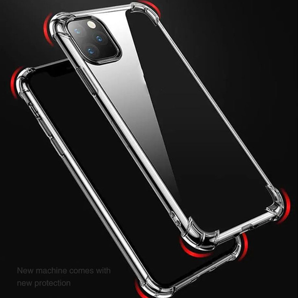 

1.5mm acrylic clear case cover anti-scratch shockproof hard transparent back cases with soft edge for iphone 13 pro max 12 mini 11 xr x xs 7