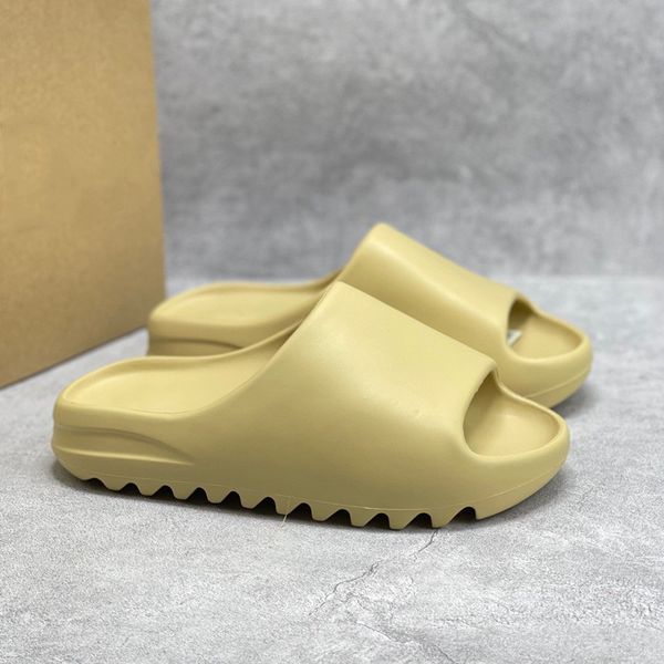 

designer slippers men women desert sand beach bone resin indoor outdoor designer fashion slides sandal, Black