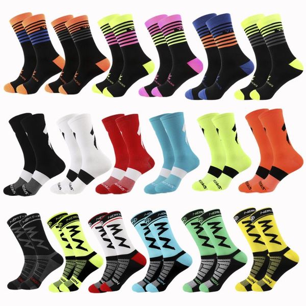 

sports socks compression men knee high basketball woman cycling running sport, Black