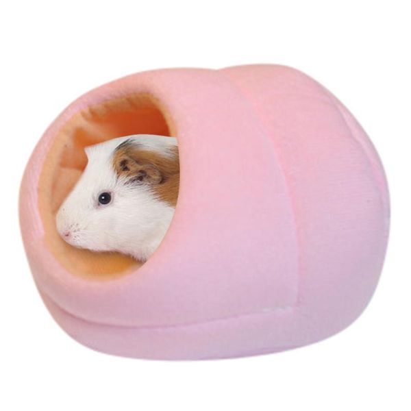 

lovely warm small animal bed mat hamster chinchilla nest pet supplies new hamster bridge pink blue cotton wool color #w