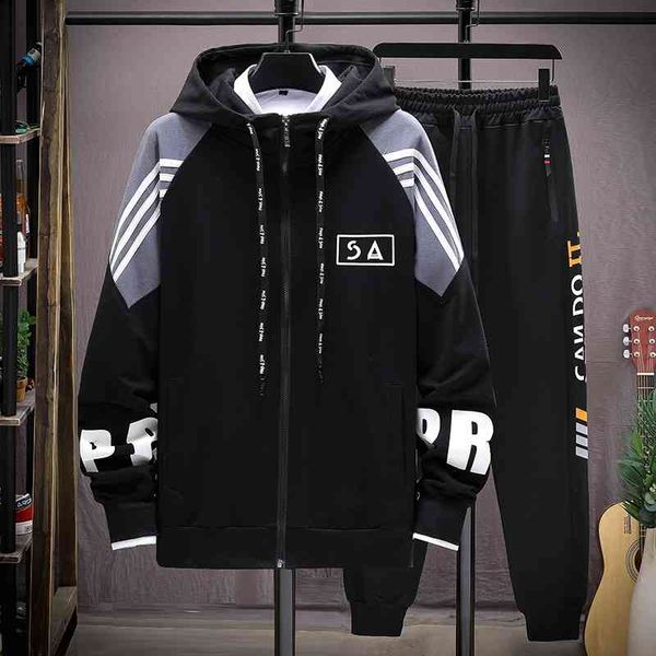 

spring men's new sweater suit versatile youth fashion korean coat trend, Black
