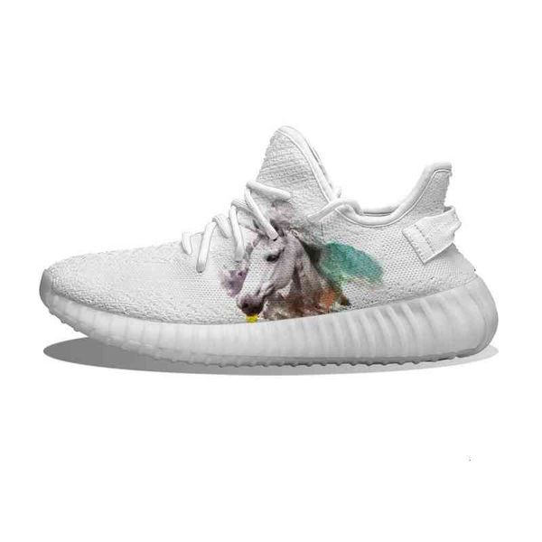 

diy customizedunicorns are real running shoes mesh printed mens womens trainers outdoor sports sneakers, Black;white