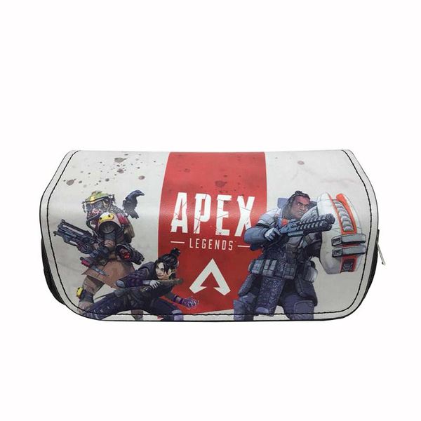 

wallets game apex legends mirage wallet blood hound pencil holder school case bag stationery bags coin purses, Red;black