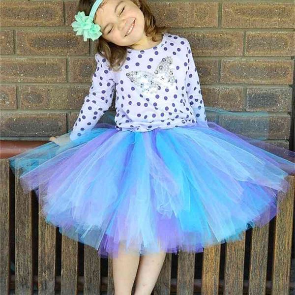 

hand woven skirt tutu color princess puffy, White