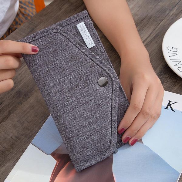 

wallets 2021 fashion purse travel passport waterproof multi-functional women wallet big ticket card holder men, Red;black