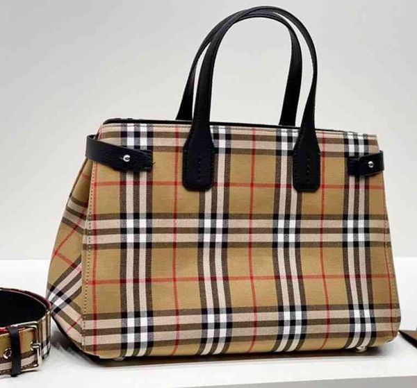 

handbag b killer bag portable shopping cowhide canvas plaid tote diana messenger women, Black;red