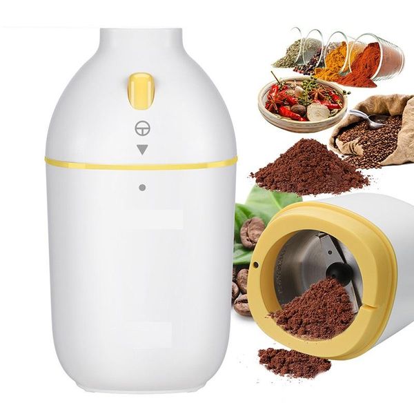 

electric coffee grinders 50ml portable grinder bean grain household small mini stainless steel dry