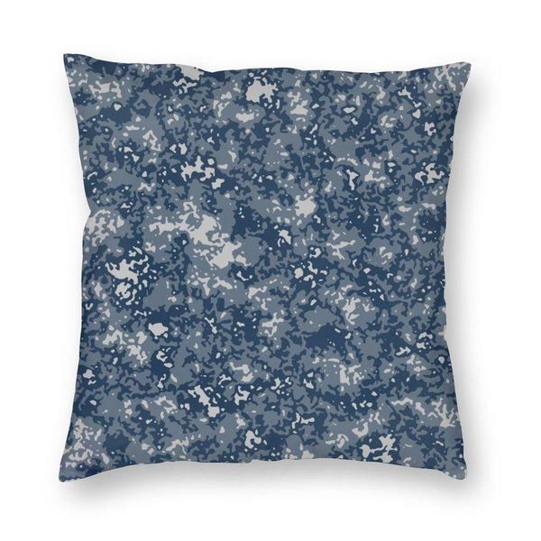 

cushion/decorative pillow winter blue camouflage pattern cushion cover 40x40cm decoration print military army camo throw case for living roo