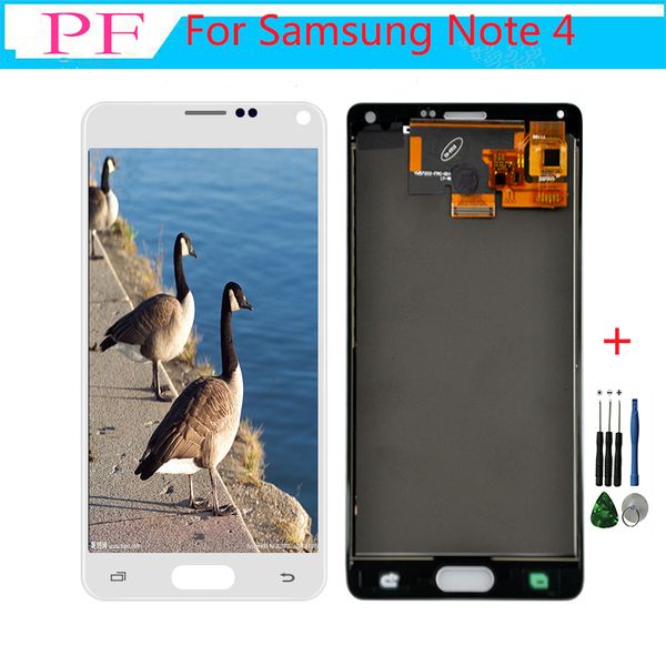 

for samsung galaxy note 4 lcd n910 n910c n910a n910f lcd display tft touch screen digitizer replacements for galaxy note 4 display