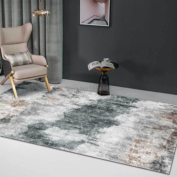 

carpets 200*300cm fashion modern abstract dark green gray stitching living room bedroom bedside carpet floor mat customization