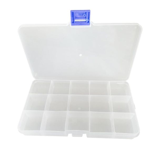 

15/25/30 slots empty bobbins spools box for sewing machine bobbin case covers sewing crafts plastic case storage box, Black
