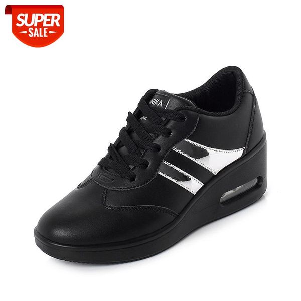 

Jumpmore Women Wedge Casual Shoes Heel 6cm Increased Black Simple Shoes Traveling Size 35-40 #uk4e
