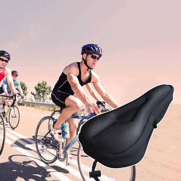 

bike saddles soft bicycle cycle extra comfort gel pad cushion cover for saddle seat 100% brand drop