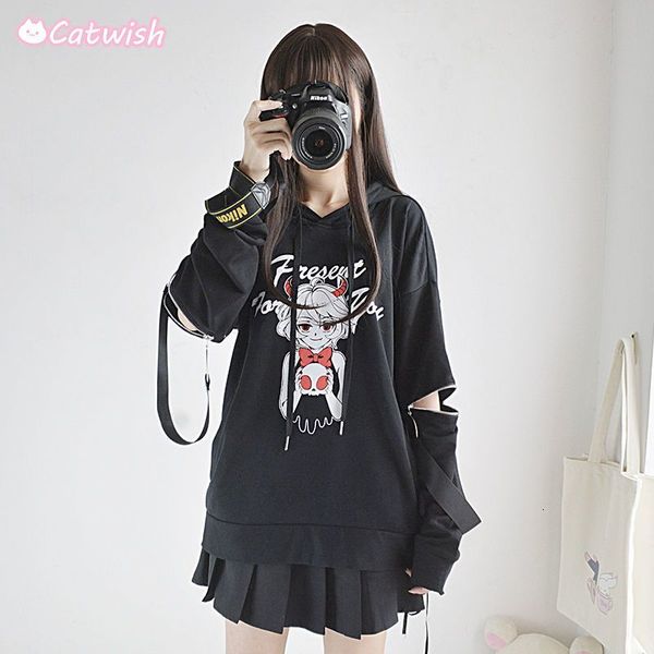 

spring hooded and korean female fall released with long sleeve 2021 new student harajuku zipper-style sweater ins trend nxvz, White
