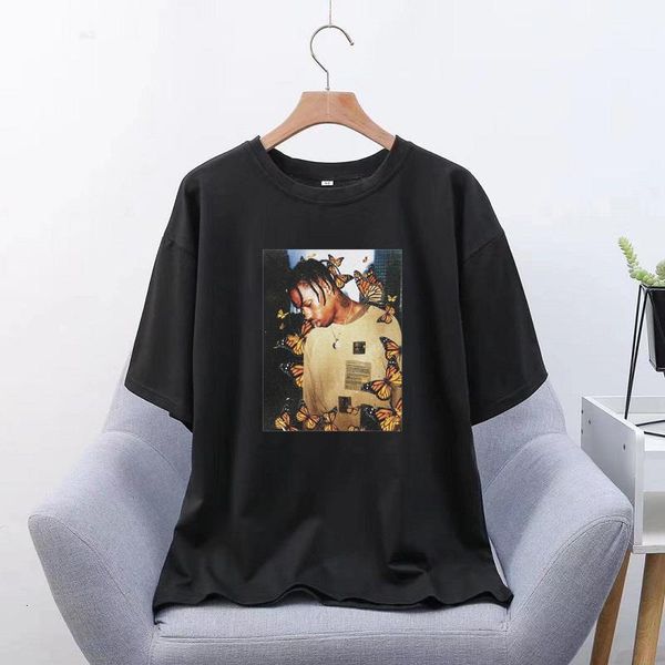 

travis scott butterfly effect t-shirt summer clothing gift tee aesthetic vintage girl outfits t shirt men, White