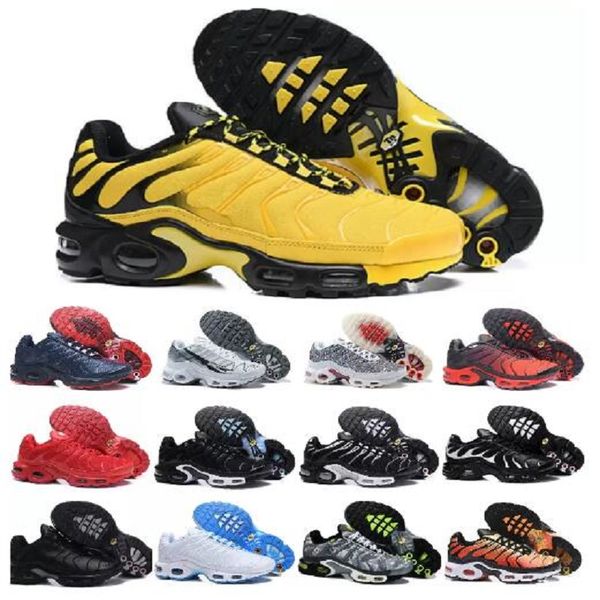 

shoe woman classic tn plus running shoes volt black hyper psychic blue oreo purple chaussures requin breathable outdoor sports sneakers trai