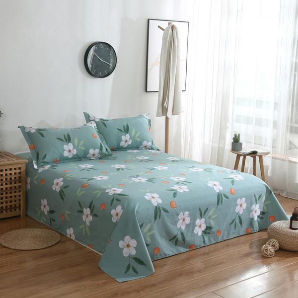 

bedding sets luxury bed sheet geometrical flat flower bedsheet plaid bedspread pillowcase  king size for wedding home decoration