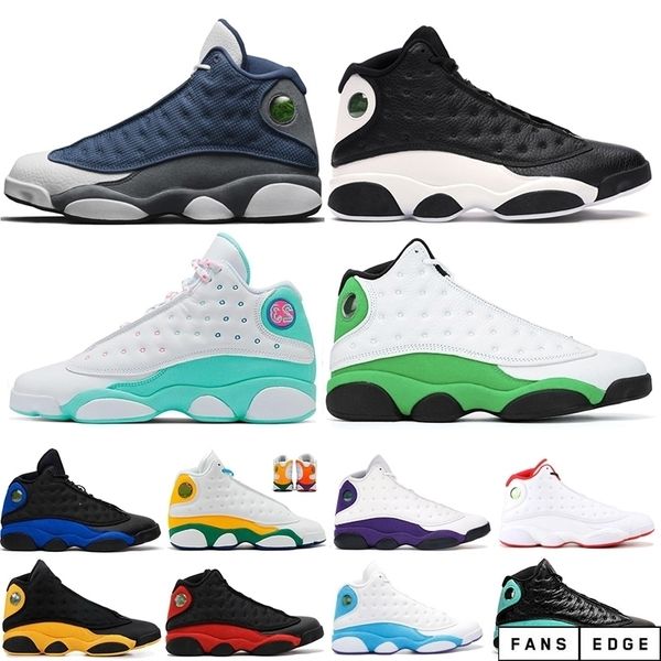 

basketball shoes for wo13 13s reflective hyper-royal aurora green flint lucky green he got game men shoes sneakers trainers 5.5-13