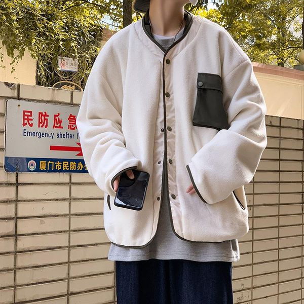 

men's jackets clothes outerwear fashion jacket men streetwear military winter coat zip up clothing 2022, Black;brown