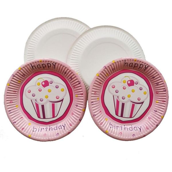 

packaging dinner service happy birthday 7 inch paper pallet party festival cake tray 10pcs decorating wedding kitchen, dining 4lp