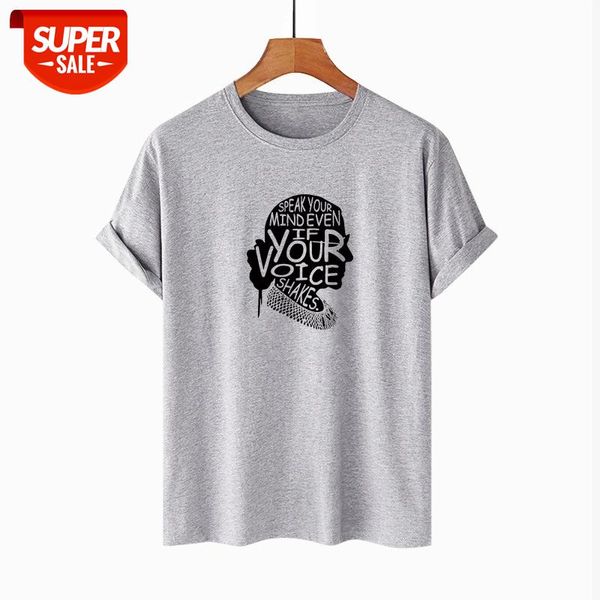 

notorious rbg t shirt feminist ruth bader ginsburg men women harajuku casual cotton tees 11 colour plus size #ea7y, White;black