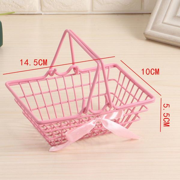 

storage baskets pink girl mini basket deskfinishing cosmetics jewelry college student dormitor