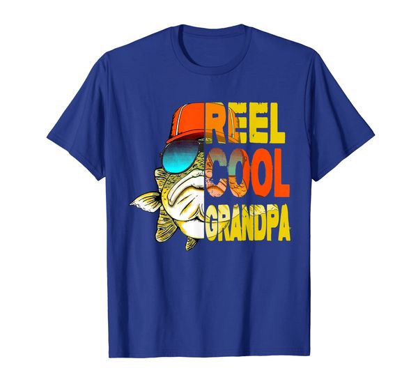 

father's day gifts tshirt - fishing reel cool grandpa, White;black