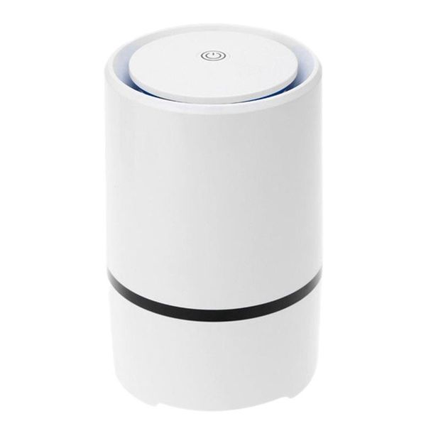 

portable mini air purifier ion generator for office home desknegative ion hepa filters,usb low noise night light