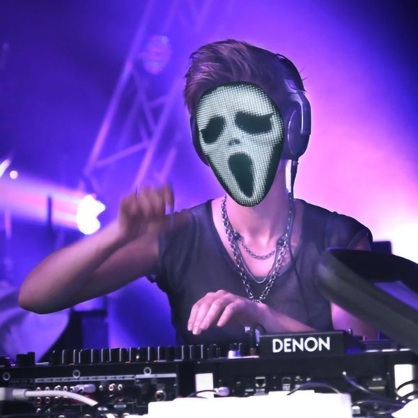 

party masks diy shining mask app control full-color led display face-changing glowing 9rops halloween festival atmosphere