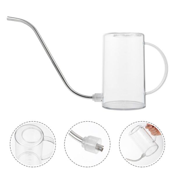 

watering equipments 1l long spout can with measuring scale handheld household water