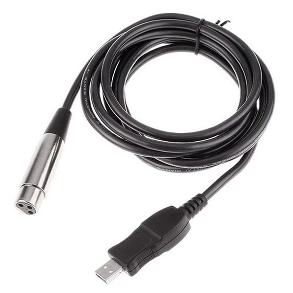

3m usb male to xlr female microphone usb mic link cable new