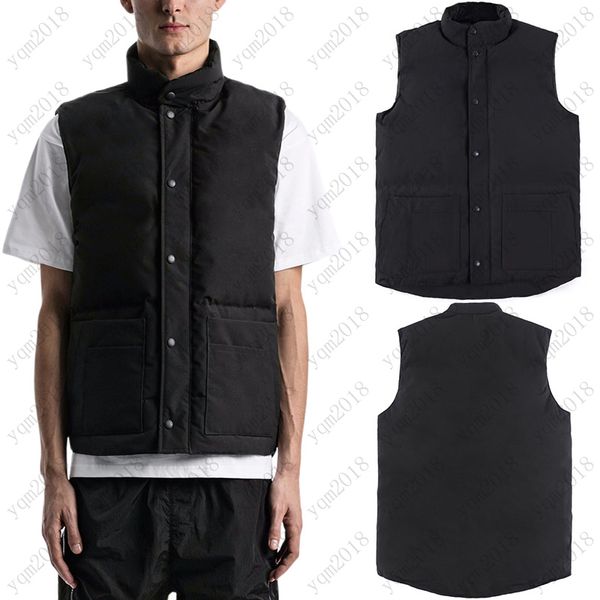 

women men down vest bodywarmer male parkers kanada weste mann luxury jacket lovers coat hiver hommes chaude gilet euvet noir tyle usa canada, Black;white