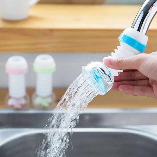 Rubinetto della cucina di casa Soffione doccia a prova di spruzzi d'acqua Rubinetto Spray Water Saver Filtro rotativo a 360 gradi all'ingrosso