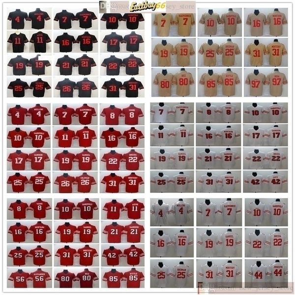 

ncaa football 26 tevin coleman 44 kyle juszczyk 54 fred warner 56 kwon alexander 99 deforest buckner dee ford jerseys man women youth kid, Black;red